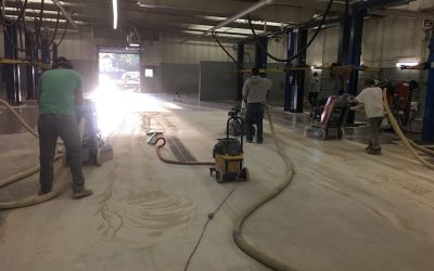 CONCRETE GRINDING – GRIND AND SEAL APPLICATION