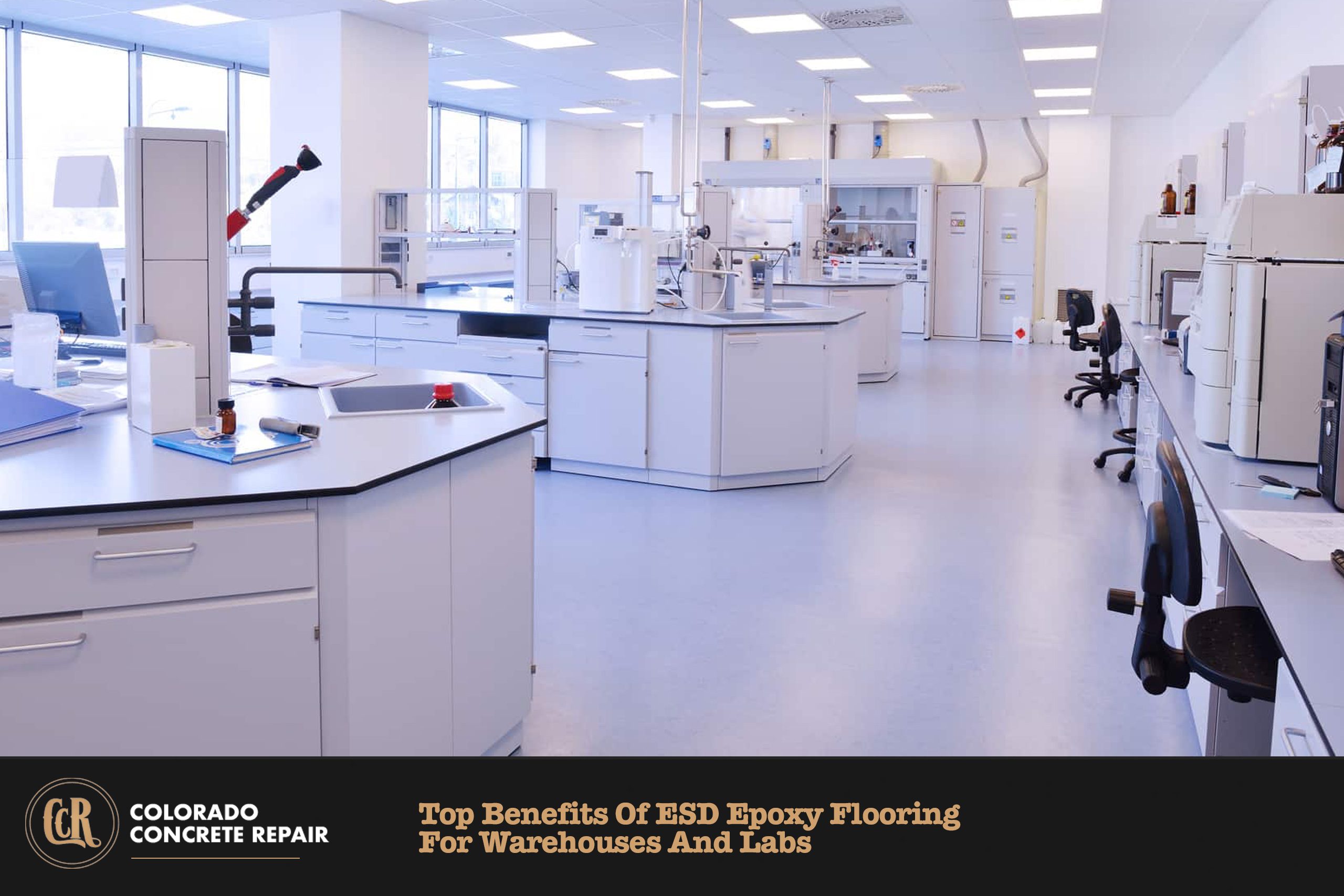 ESD-Epoxy-Flooring Commercial Space Epoxy Floor