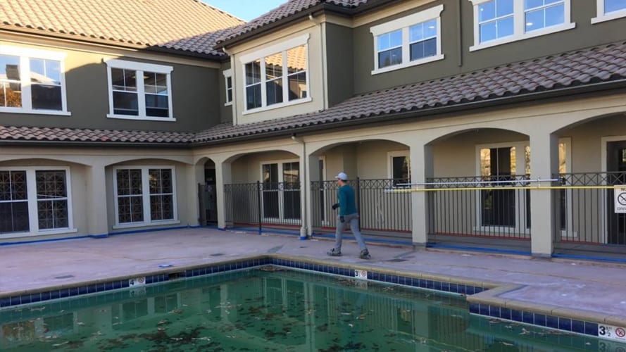 Pool Deck Coating Commercial Space Epoxy Floor