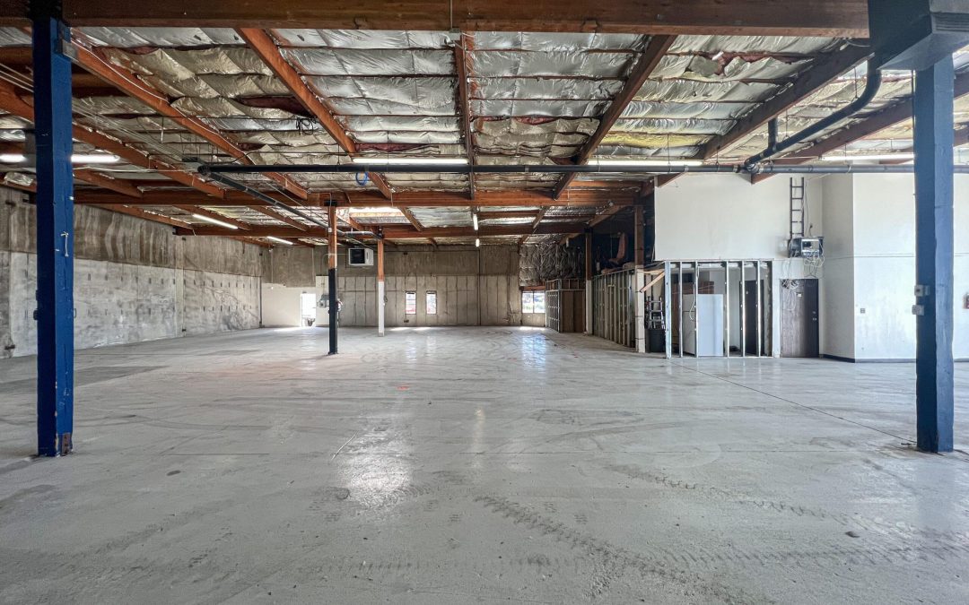 Grinding and Polishing on a Concrete Floor in Denver