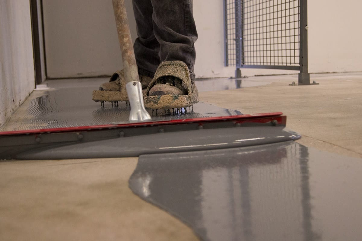 leveling Commercial Space Epoxy Floor