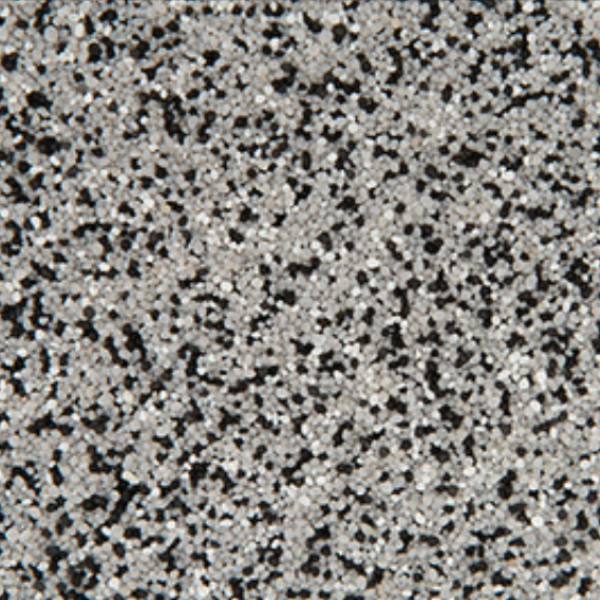 Anchor quartz epoxy color blend — gray and black granules