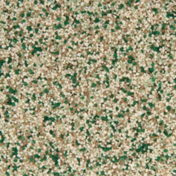 Sagebrush quartz epoxy color blend — cream, tan, and green granules