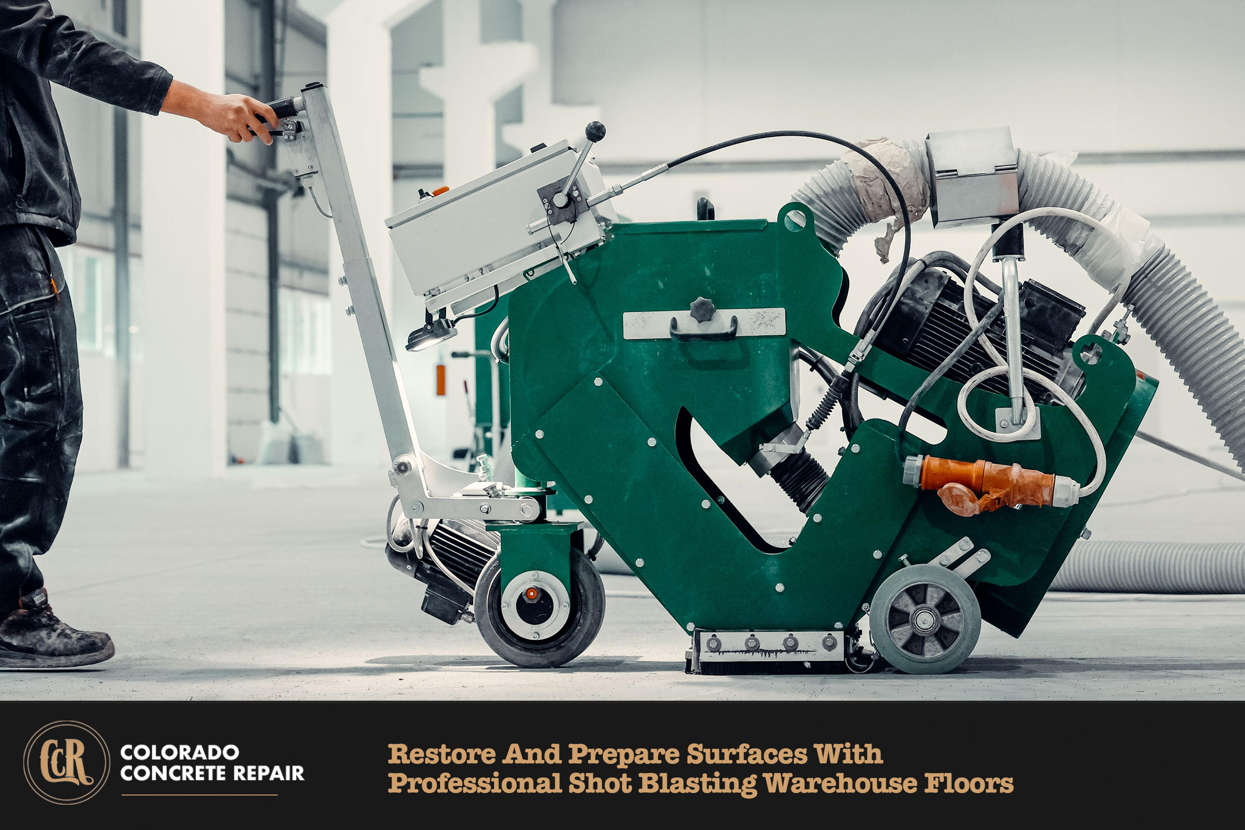 Shot Blasting Warehouse Floors