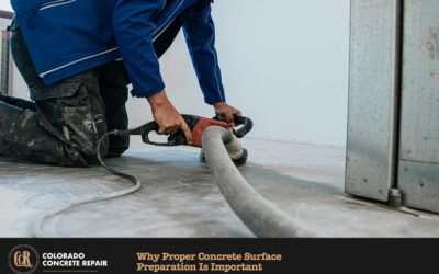 Why Proper Concrete Surface Preparation Is Important