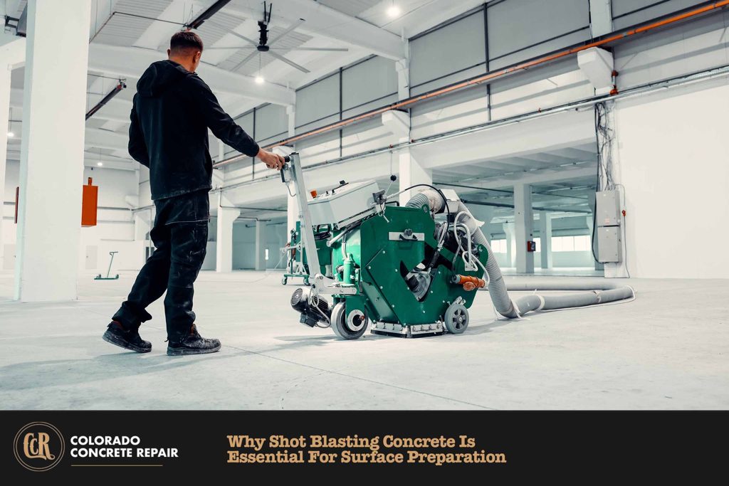 Shot Blasting Concrete — shot blasting concrete surface preparation