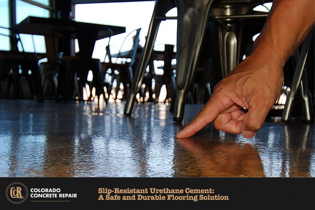 Slip-Resistant Urethane Cement — slip resistant commercial flooring requirements